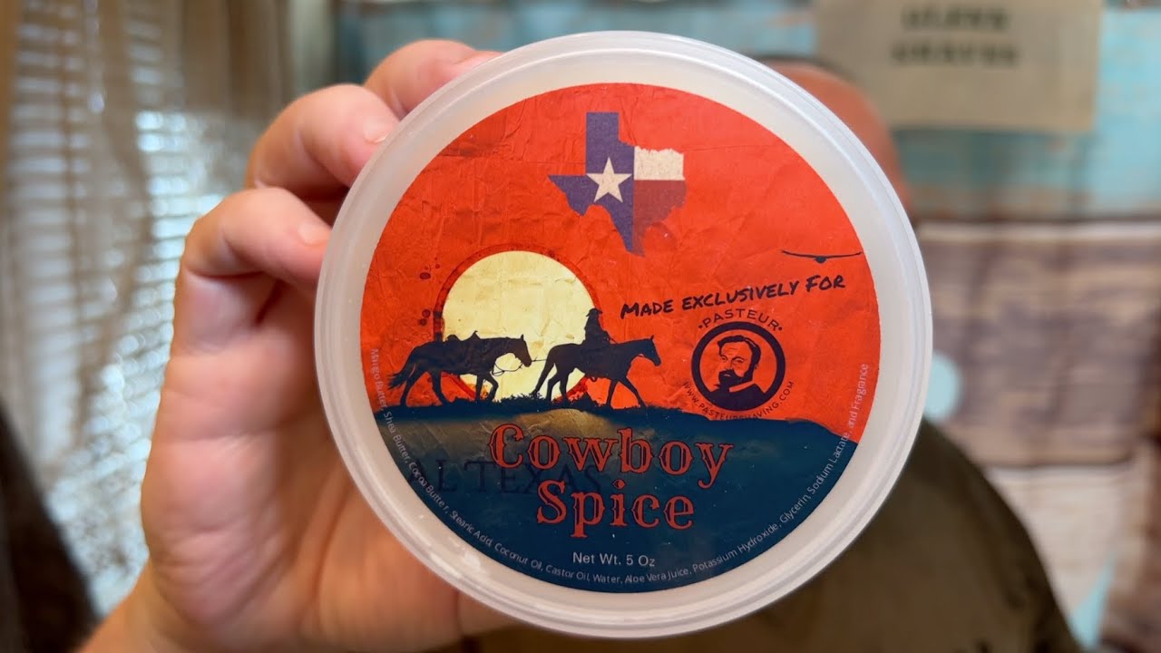 Cowboy Spice by Central Texas Soaps, Black Ops Razor and Envy Shave Eight Ball Brush
