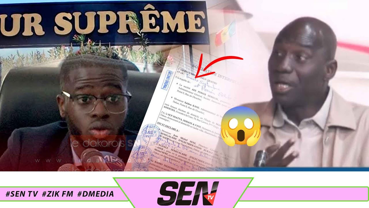 ASER, La cour suprême annule la decision: Grosse révélation de Omar Faye « Amna ben e-mail… »