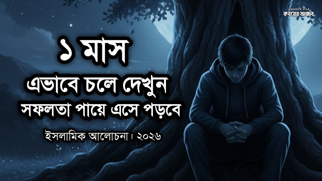 ১ মাস এভাবে চলে দেখুন – সফলতা নিজেই পায়ে এসে পড়বে | ইসলামিক আলোচনা বাংলা | Islamic alochana | 2026