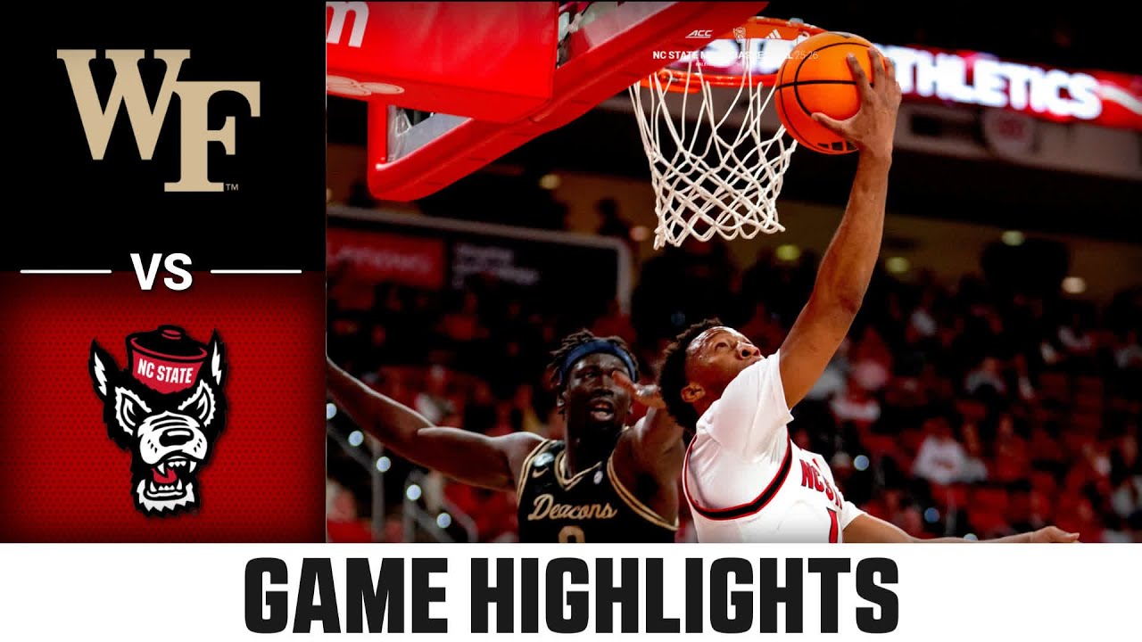 Wake Forest vs. NC State Game Highlights | 2025-26 ACC Men's Basketball