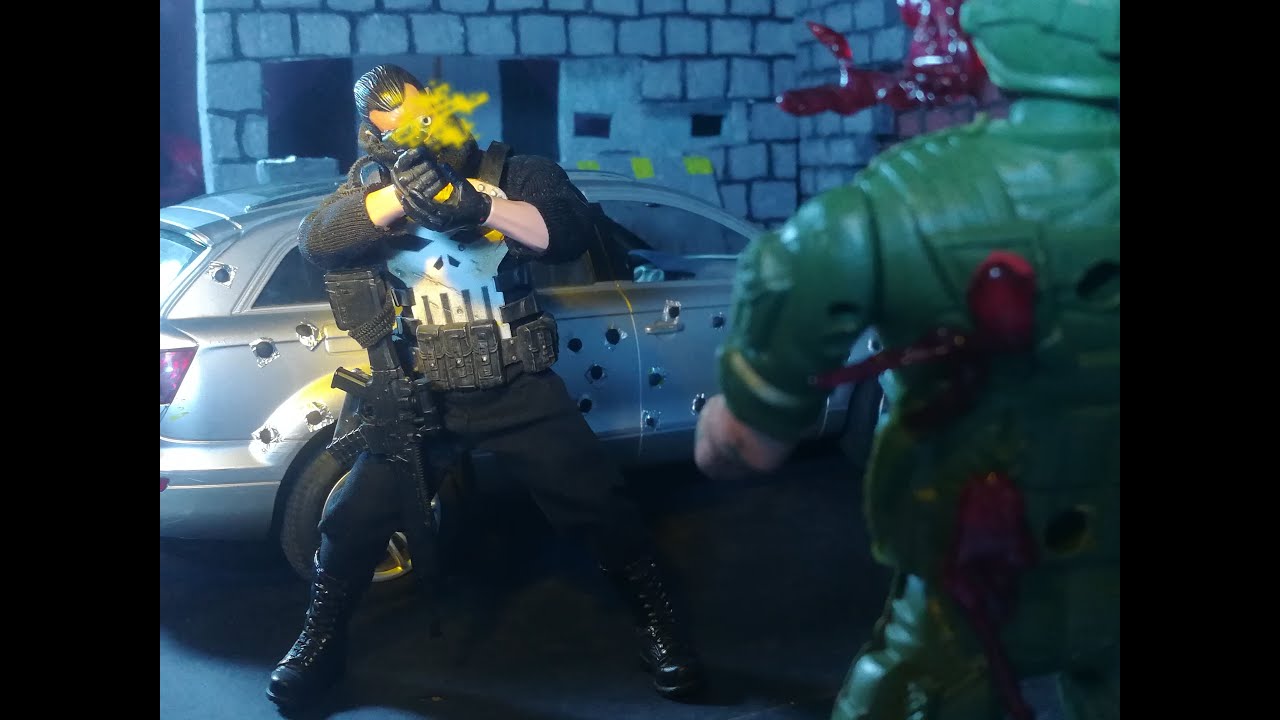 Punisher vs Bane Stop motion