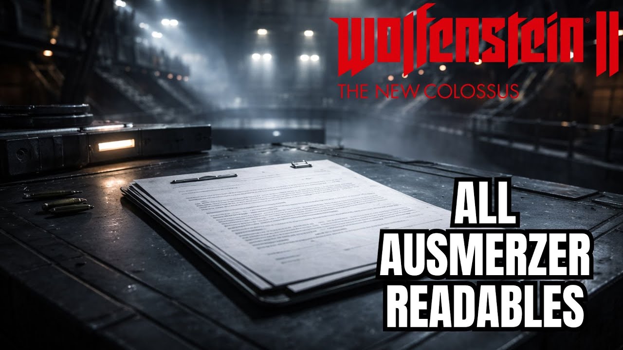 Wolfenstein II &ndash; All Ausmerzer Readables (The New Colossus)