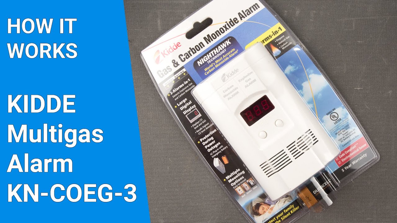 How CO and Explosive Gas alarm works ( Kidde KN-COEG-3 ) !