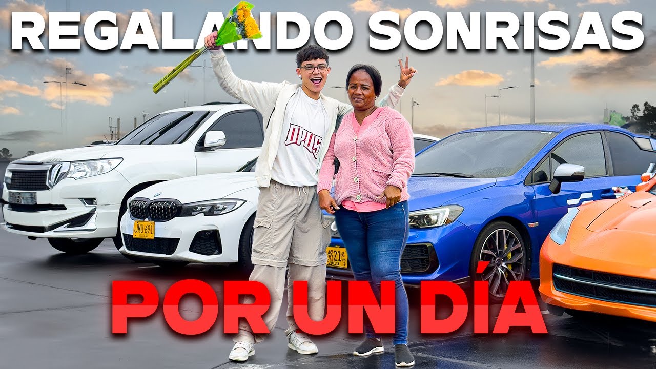 HACEMOS FELIZ A UNA PERSONA X UN DÍA Ft: @BluHartmannRacing