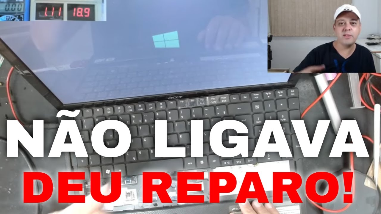 CONSERTO COMPLETO DO INÍCIO AO FIM DE NOTEBOOK ACER ASPIRE 5742 QUE NÃO LIGA!