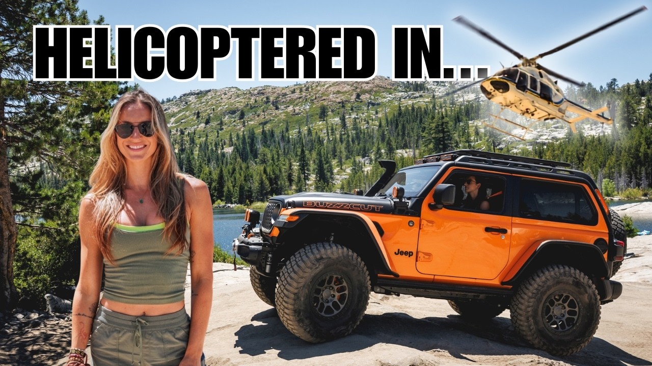 Jeep отправили меня на Rubicon на вертолете, чтобы я испытал их новый концепт Wrangler