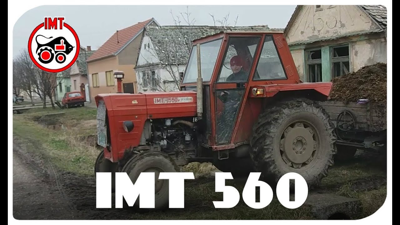 🚜IMT 560  Bacanje djubreta