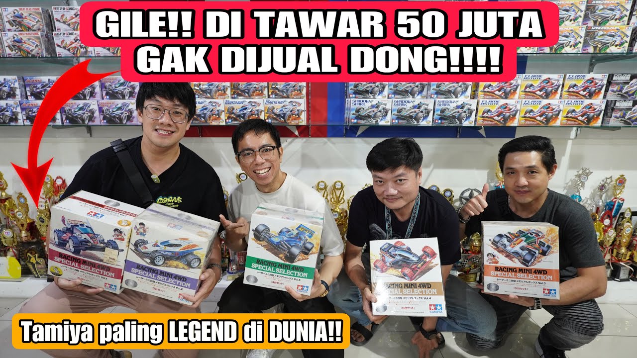 HIDDEN GEM LAGI!! TOKO TAMIYA INI PUNYA MAINAN TAMIYA PALING RARE DIDUNIA!! 50 JUTA AJA GAK DIJUAL