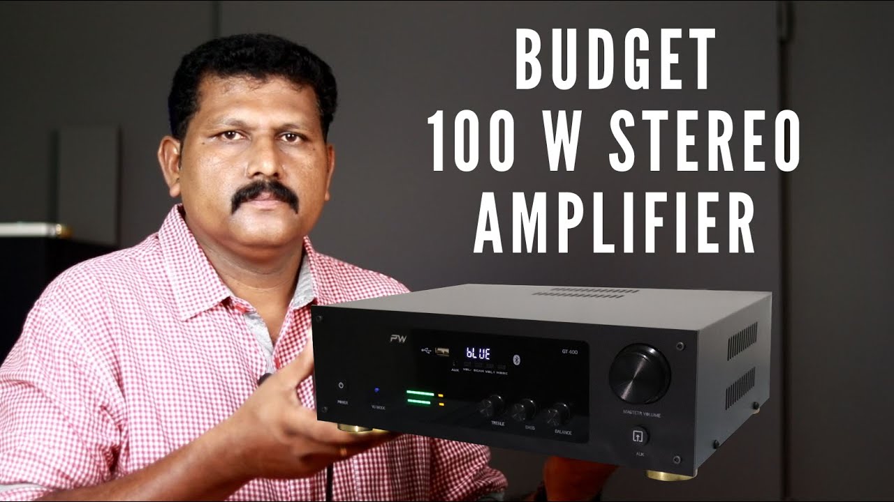 100 W LOW PRICE STEREO AMPLIFIER #projectwonders