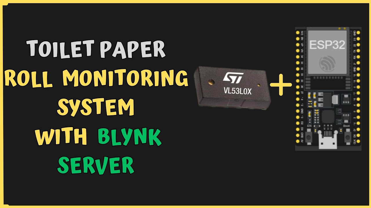 IoT Toilet Paper Roll Monitoring System with Email Notifications using ESP32 and VL53L0X Sensor