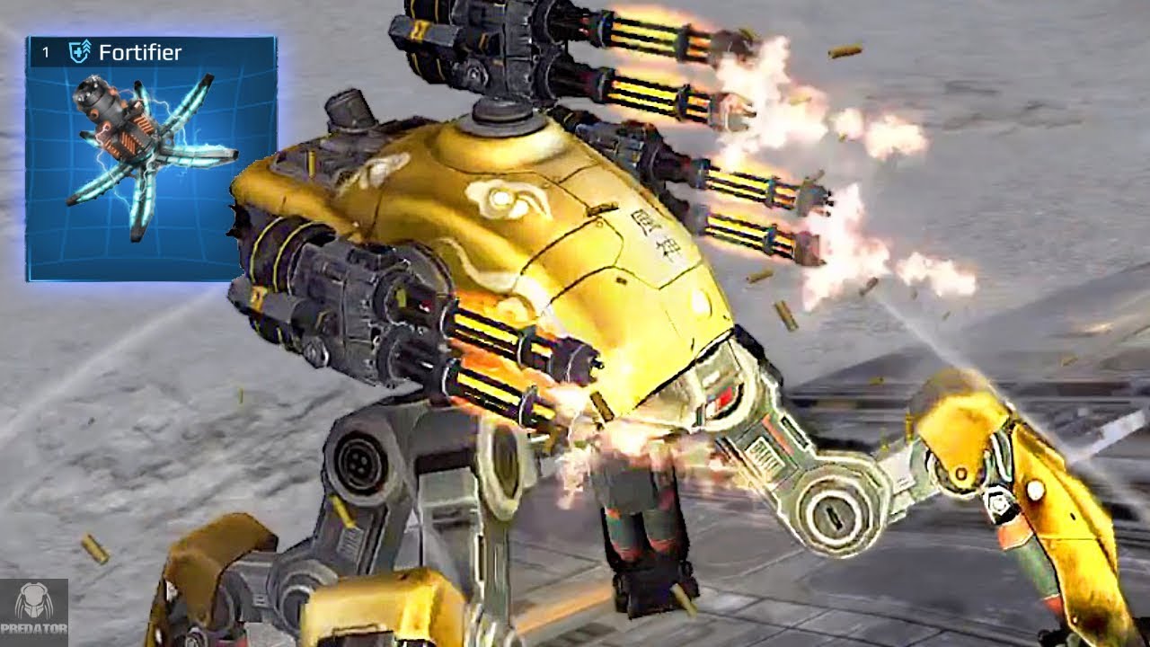 MAX Fortified Fujin Hunting Down Robots - Strengthened Fortress Destruction | WR
