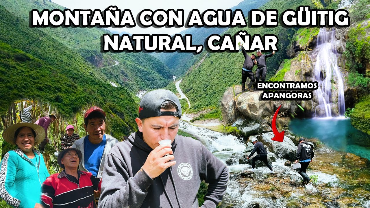VERTIENTES DE AGUA DE GÜITIG OCULTA EN LAS MONTAÑAS, GUALLETURO 🇪🇨 I GEO LEMA