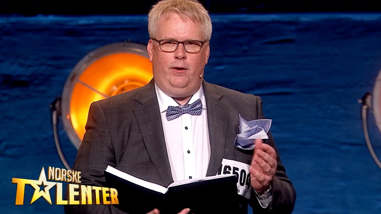ARNE FÅR ALLE TIL Å LE MED SINE SJARMERENDE DIKT! | NORSKE TALENTER 2019