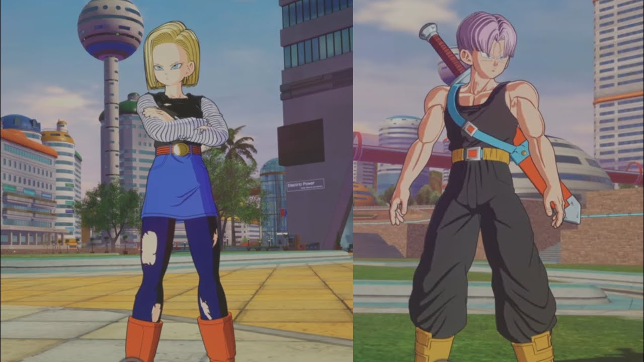Android 18 vs Trunks - REQUESTED BATTLE - Dragon ball sparking zero