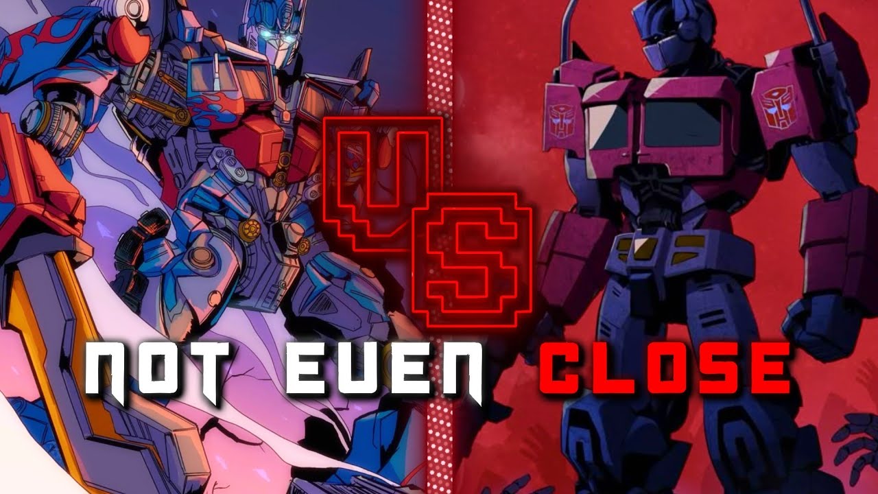 Bayverse Optimus Prime vs Knightverse Optimus Prime is not close