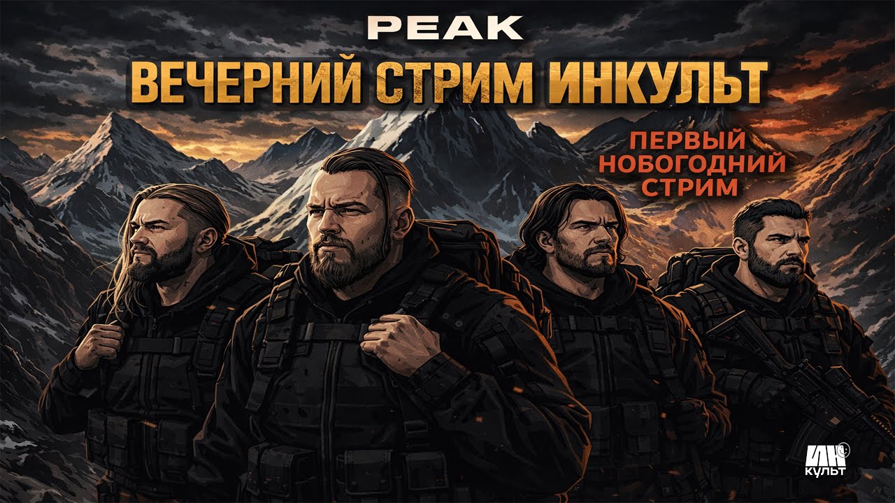 🌟 ПЕРВЫЙ НОВОГОДНИЙ СТРИМ ИНКульт — Коля и Виталий Нестеров в PEAK! 👾 | ИНКульт Live