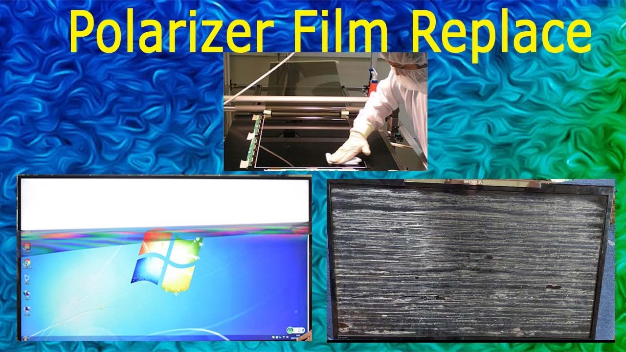 Polarizer Film How to replace LG LED TV 28LN5155    LCD LED TV [TAMIL ]