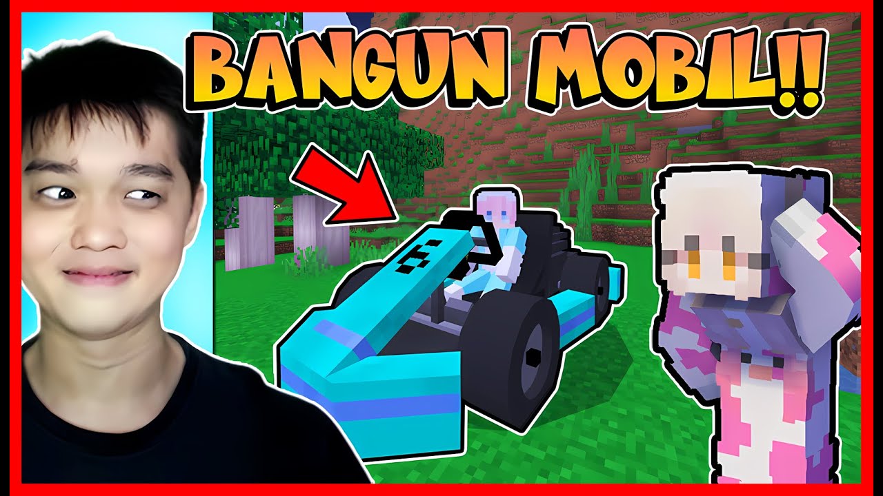 ATUN MENGGUNAKAN TIKTOK H4CK UNTUK BANGUN MOBIL !! MOMON BINGUNG !! Feat @MOMON Minecraft
