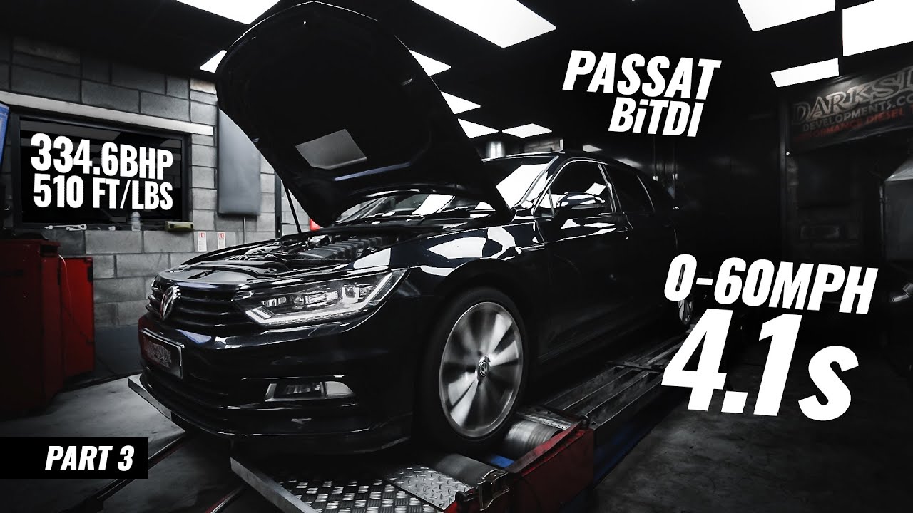 334.6bhp & 510ft/lbs FASTEST Passat 2.0 BiTDI CUAA??? 0-60MPH = 4.1s