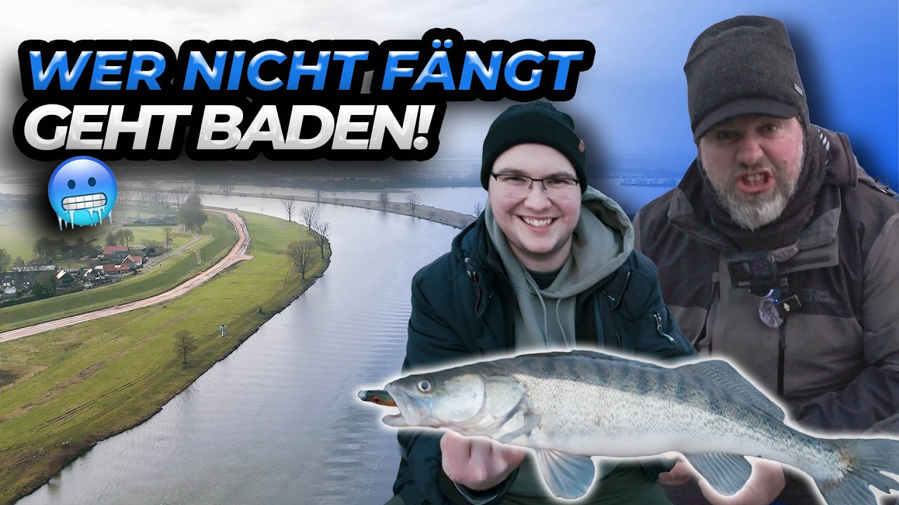 Winterangeln auf Zander & Co. in Holland! 🇳🇱🥶