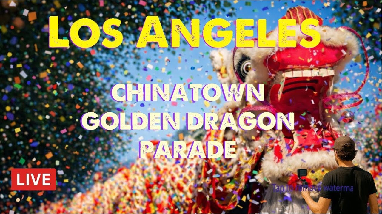 LIVE Chinatown Lunar New Year Festival Walk | Los Angeles Live Cam