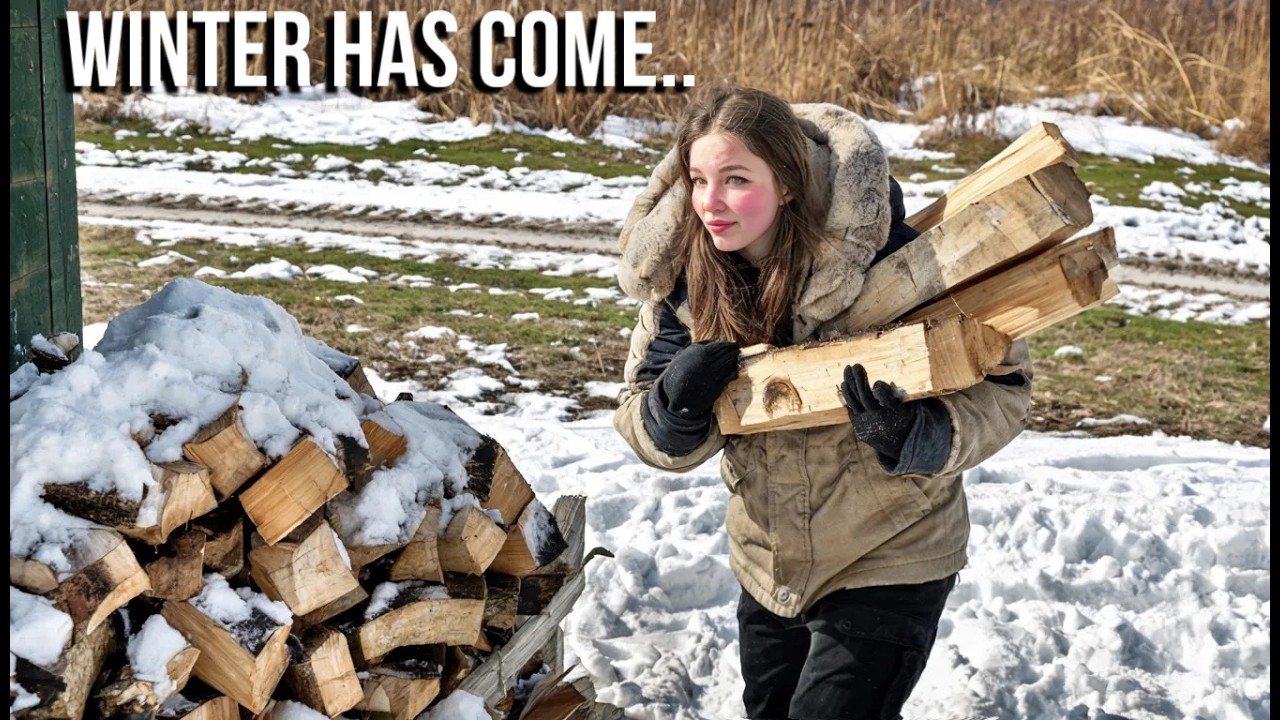 Hardworking Girl&rsquo;s Life in Harsh Siberia! Morning to Night Daily Routine in Rural Russia ❄️
