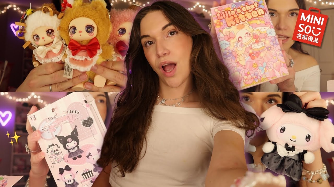 Miniso Blind Box Keychain Trinket Haul!! Sanrio + Chef Kittens!