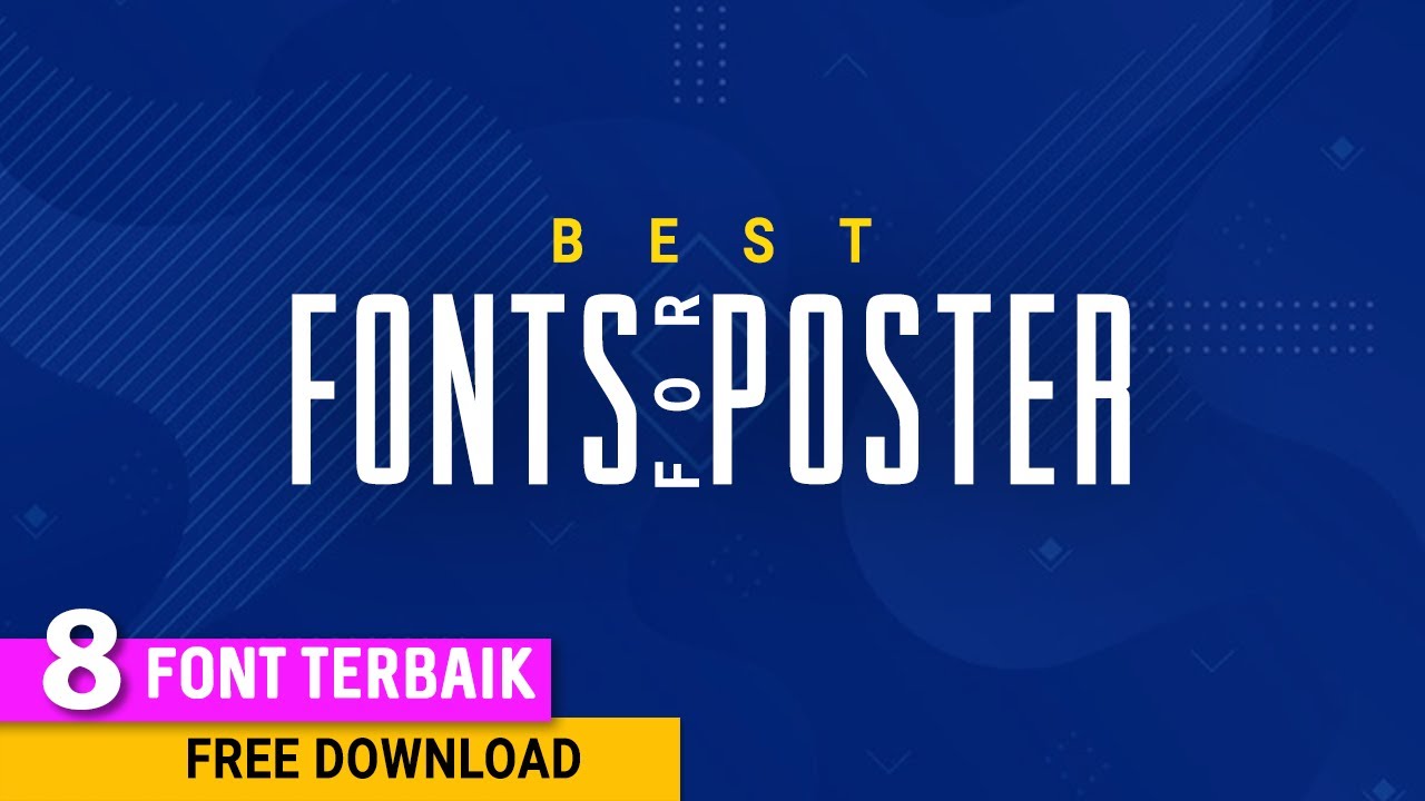 FONT POSTER | BEST FONTS