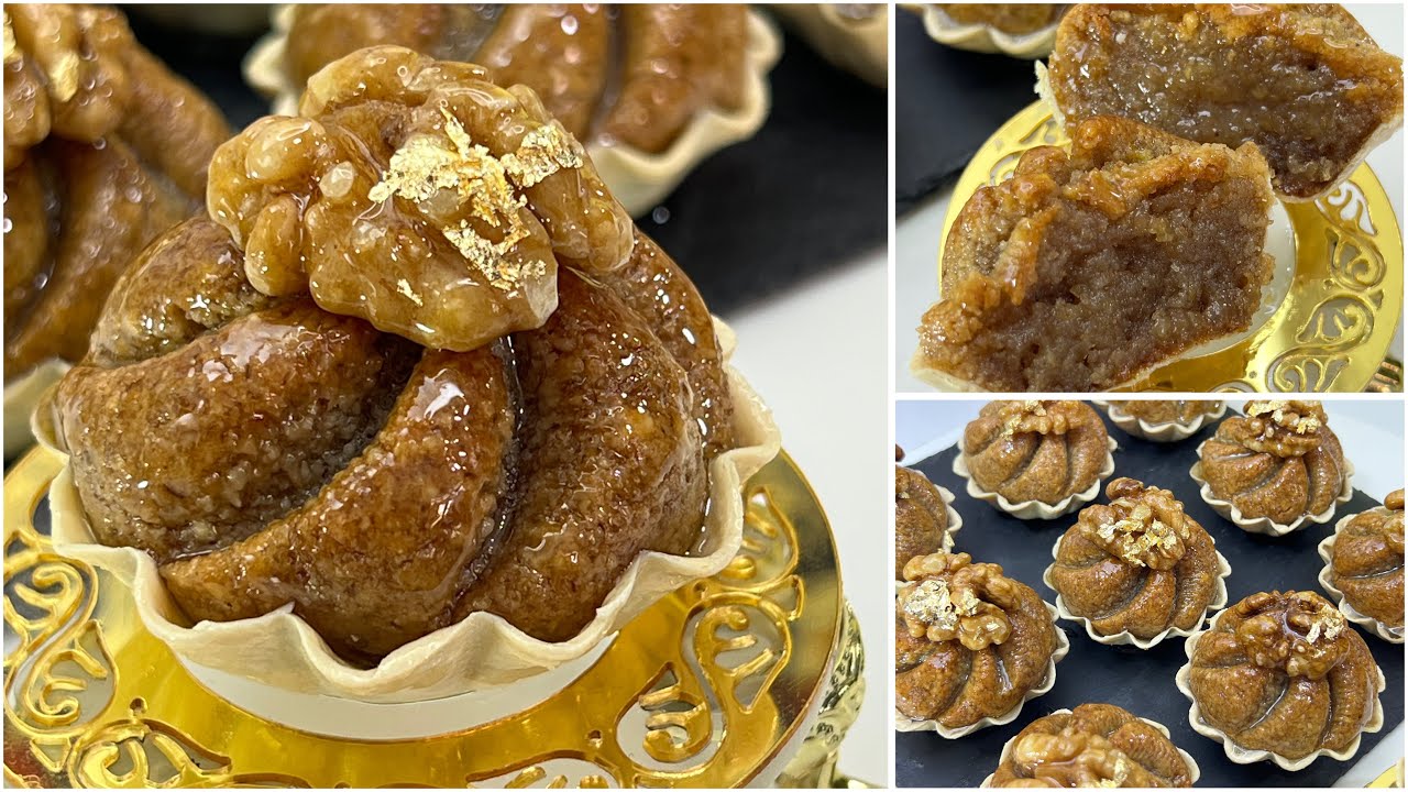 دزيريات الجوز🍯جربيها في رمضان 🌙وخبي الوصفة للعيد 🎉بنينه و معسله للقلب مقادير مضبوطةل10حبات فقط👌