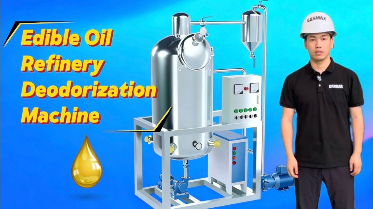 Demonstration video of Deodorization tank for edible oil | deodorizer for cooking oil #deodorizer
