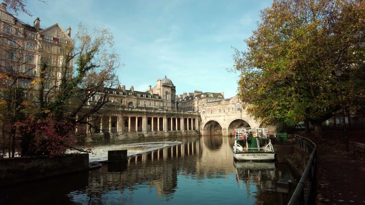 Pulteney Bridge, Bath, England -  Ambience Soundscape