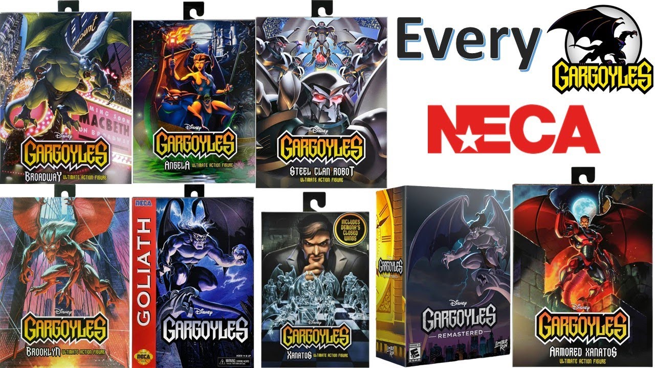 ***see newer video*** Every NECA Ultimate Disney Gargoyles Comparison List