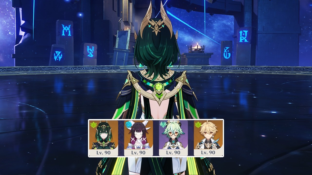 C0 Nefer Lunar Bloom - Columbina Sucrose Dendro MC | Spiral Abyss 6.4 Luna 5 Genshin Impact