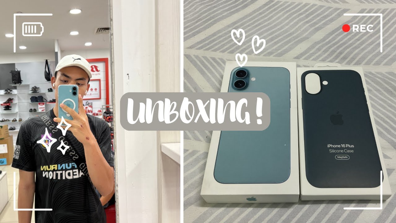 Unboxing iPhone 16 Plus [Teal] + Chagee Card Holder | Malaysia
