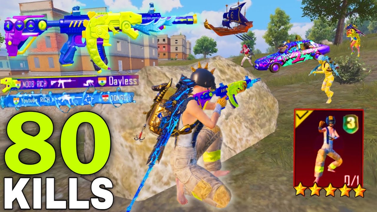 😍MY BEST ERANGEL GAMEPLAY With P90+AWM🔥 Pubg mobile