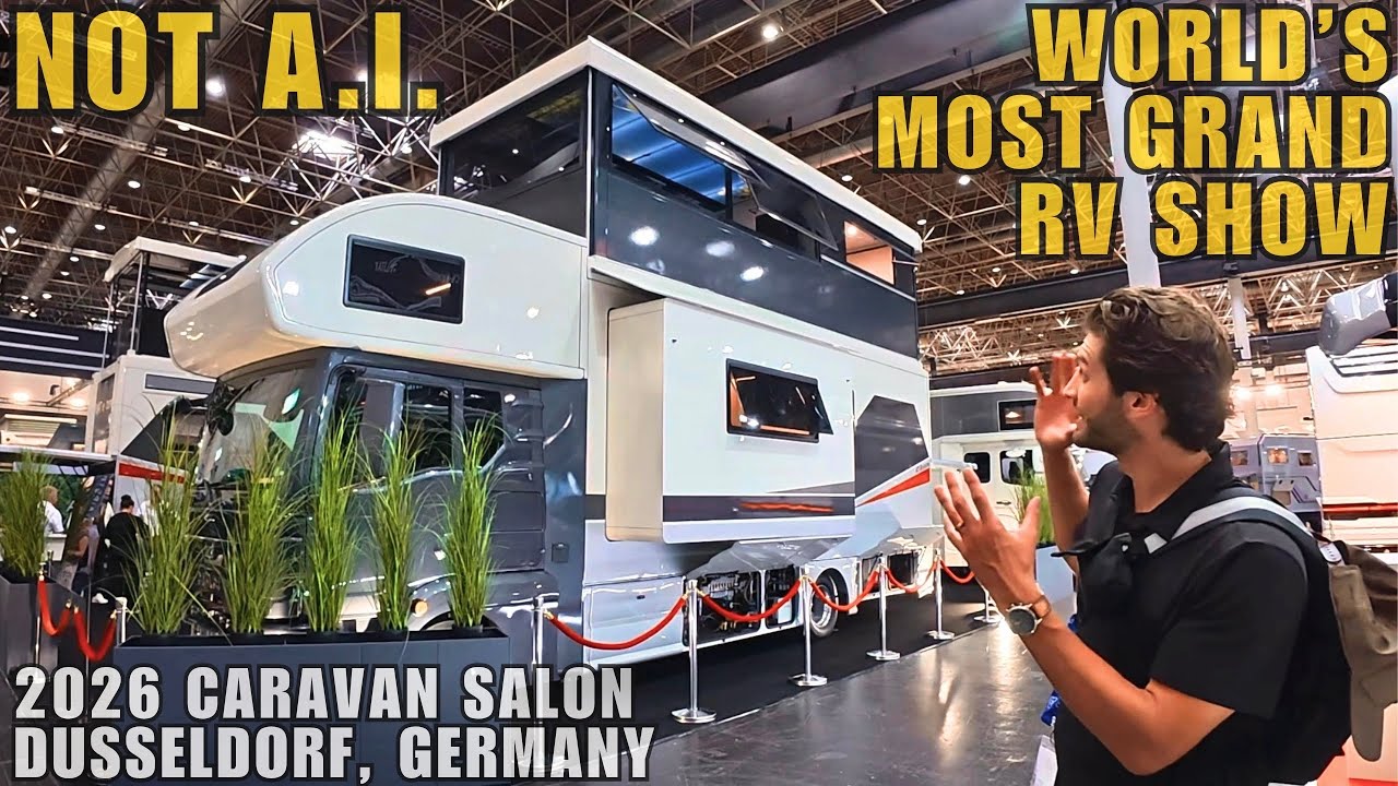 ПОЛНЫЙ ОБЗОР крупнейшей в мире выставки автодомов | Caravan Salon 2026 в Дюссельдорфе, Германия