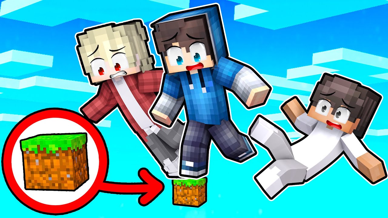 Minecraft, ale CEL&Yacute; SVĚT je JEDEN MAL&Yacute; BLOCK!