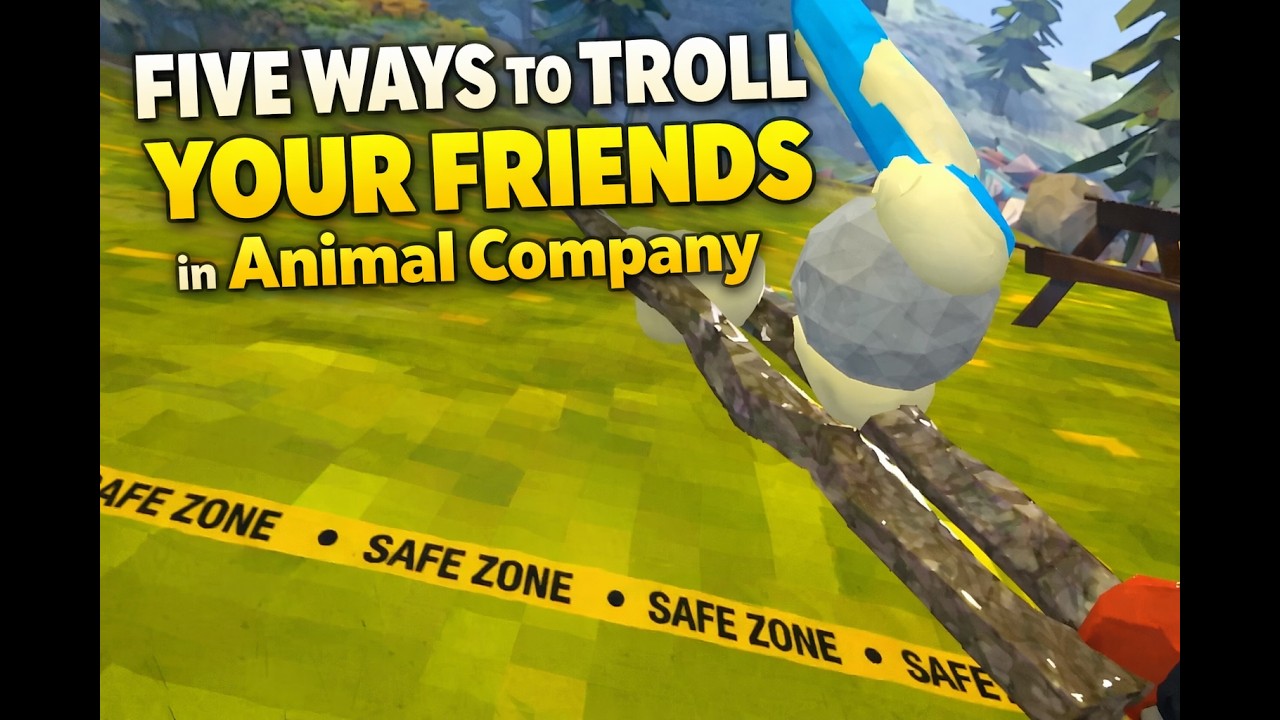 Five ways you can TROLL your friends on Animal Company!