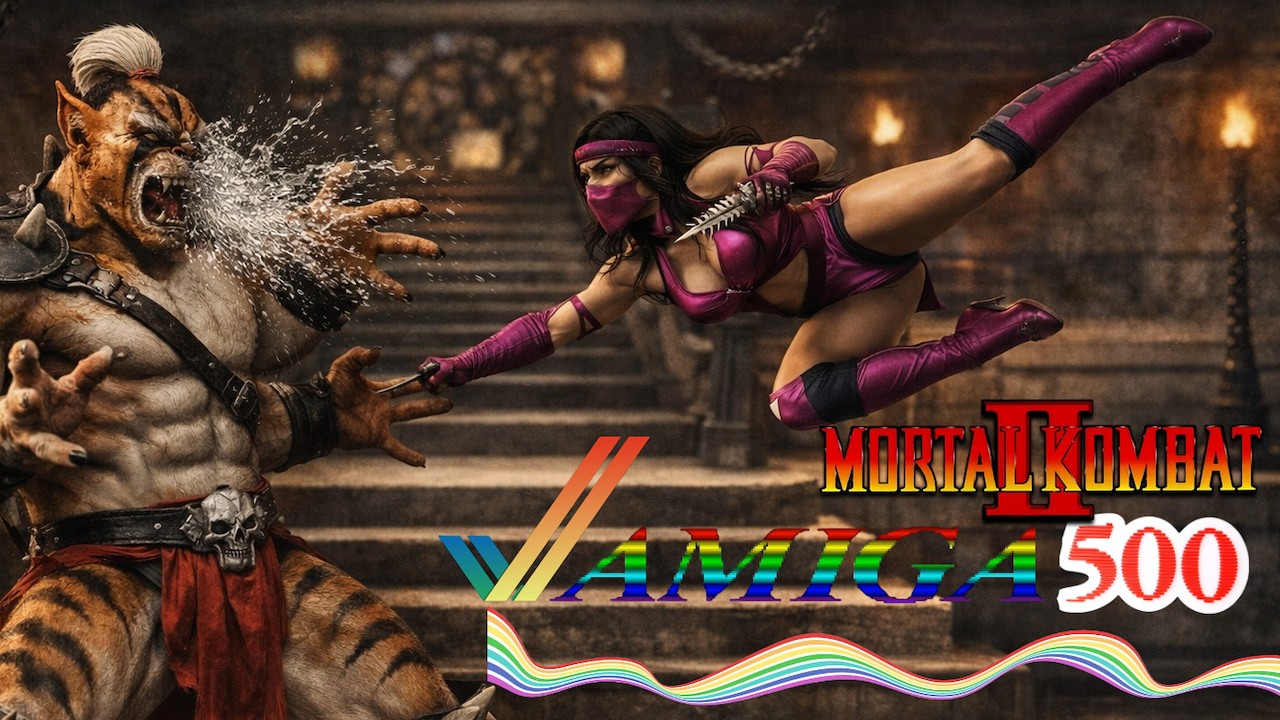 Mortal Kombat II: Amiga 500 (WinUAE) - Mileena Playthrough *4K