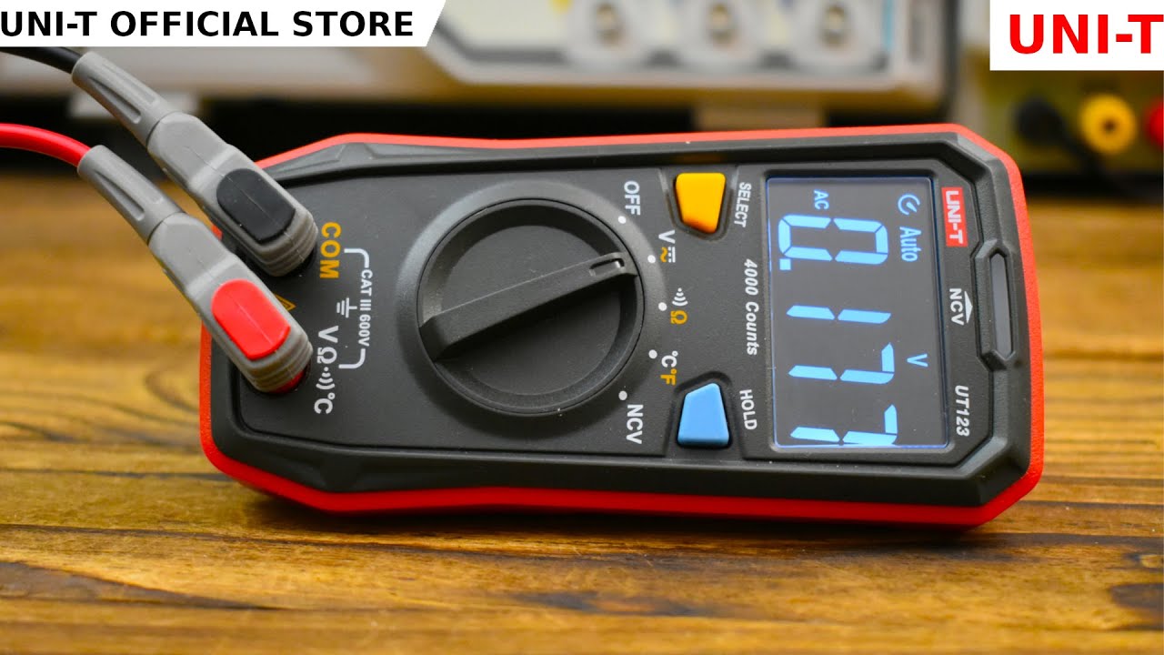 UNI-T UT123 Цифровой карманный мультиметр с EBTN дисплей Full review best mini digital multimeter