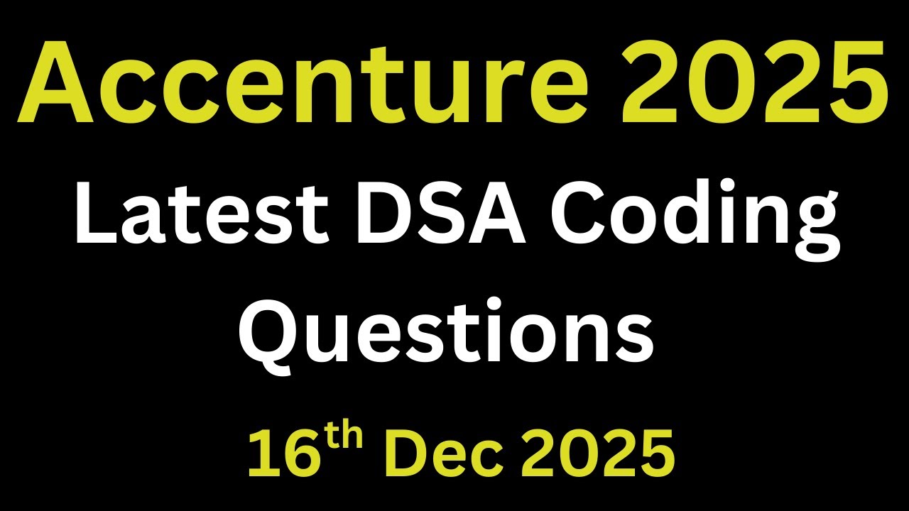 Последние вопросы по программированию от Accenture (набор 2025 года) | Реальные вопросы по програ...