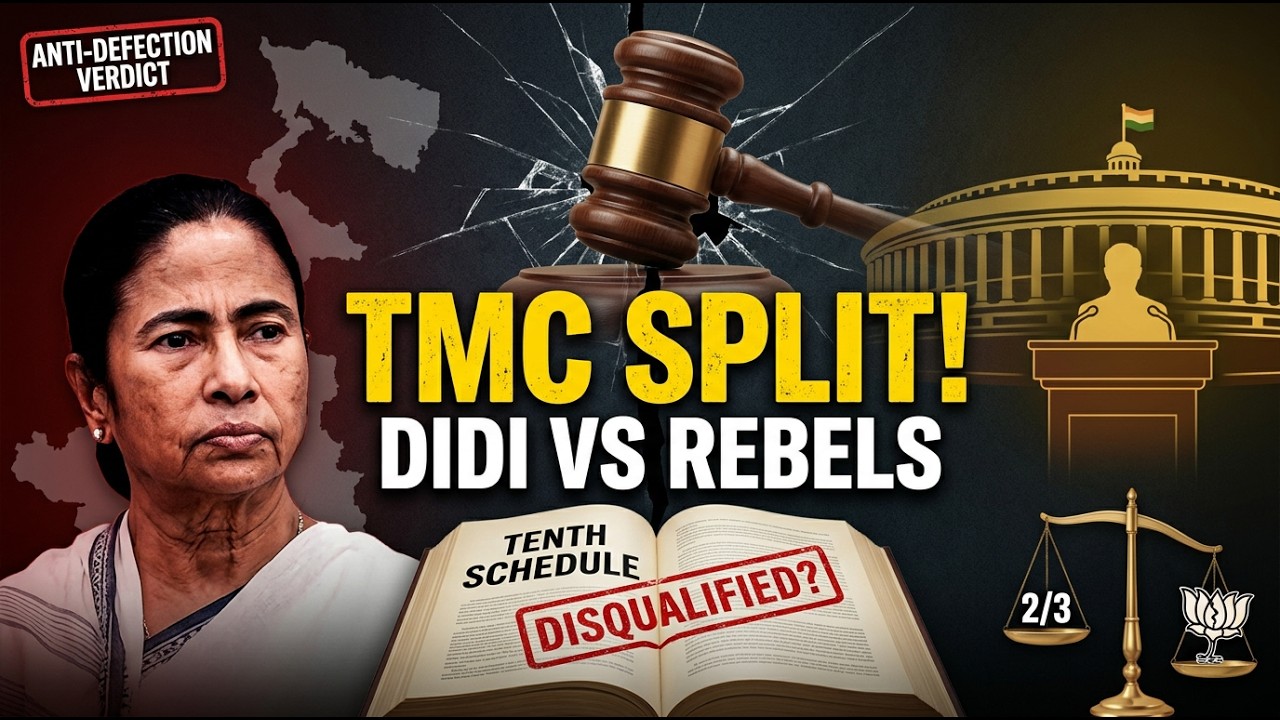 The Great TMC Collapse: Didi vs Rebels|Anti-Defection Law Reality Check #indianpolitics #newsupdate
