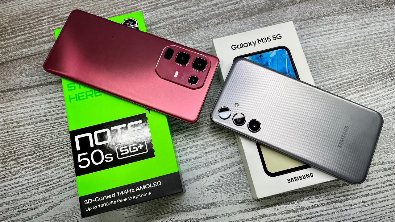 Infinix Note 50s 5g vs Samsung M35 5g - Best Konsa ? Best Camera 📸 | Gaming Processor 🎮| Sale 🔥