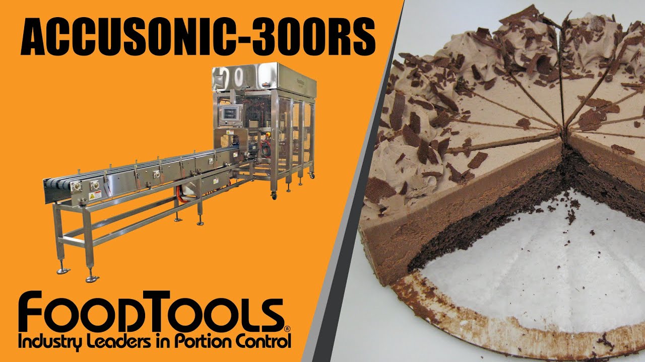 High Production Inline Cake Slicing - ACCUSONIC-300RS