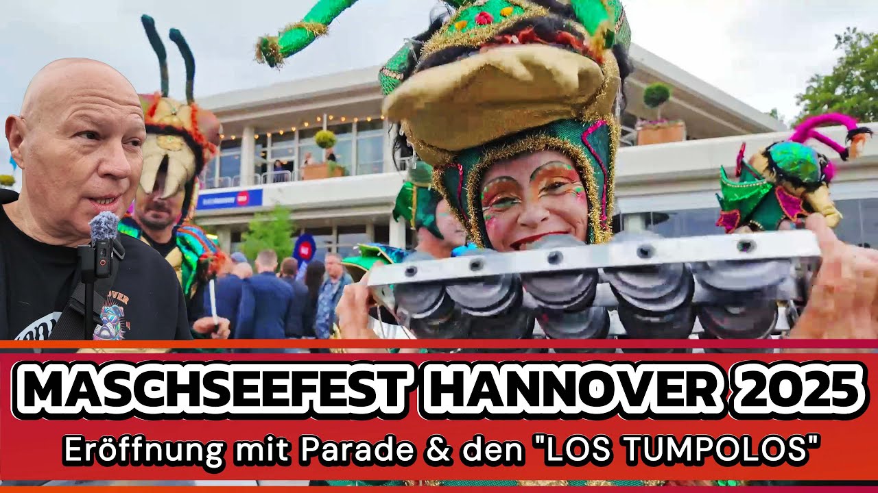 MASCHSEEFEST 2025 - Parade zur Eröffnung in Hannover & Los Tumpolos
