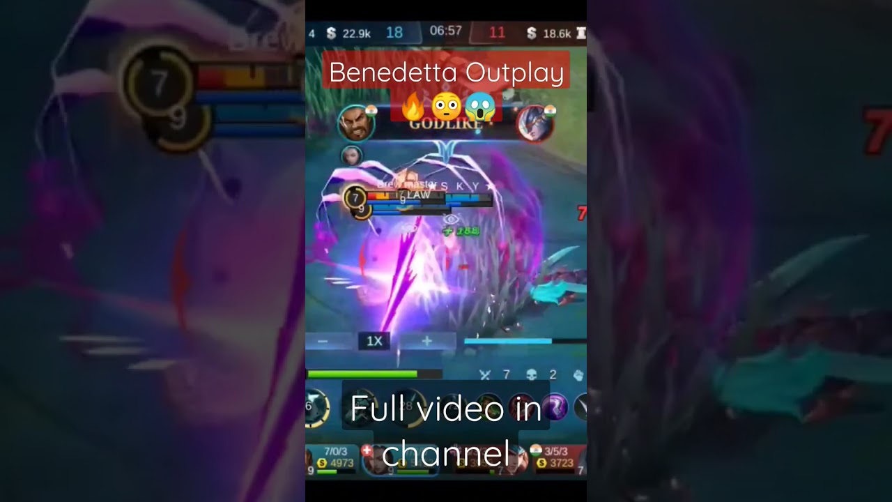 Benedetta petrify ult combo 💥😱 - Mobile Legends Shorts #mobilelegends #mlbb #benedetta #mlbbshorts