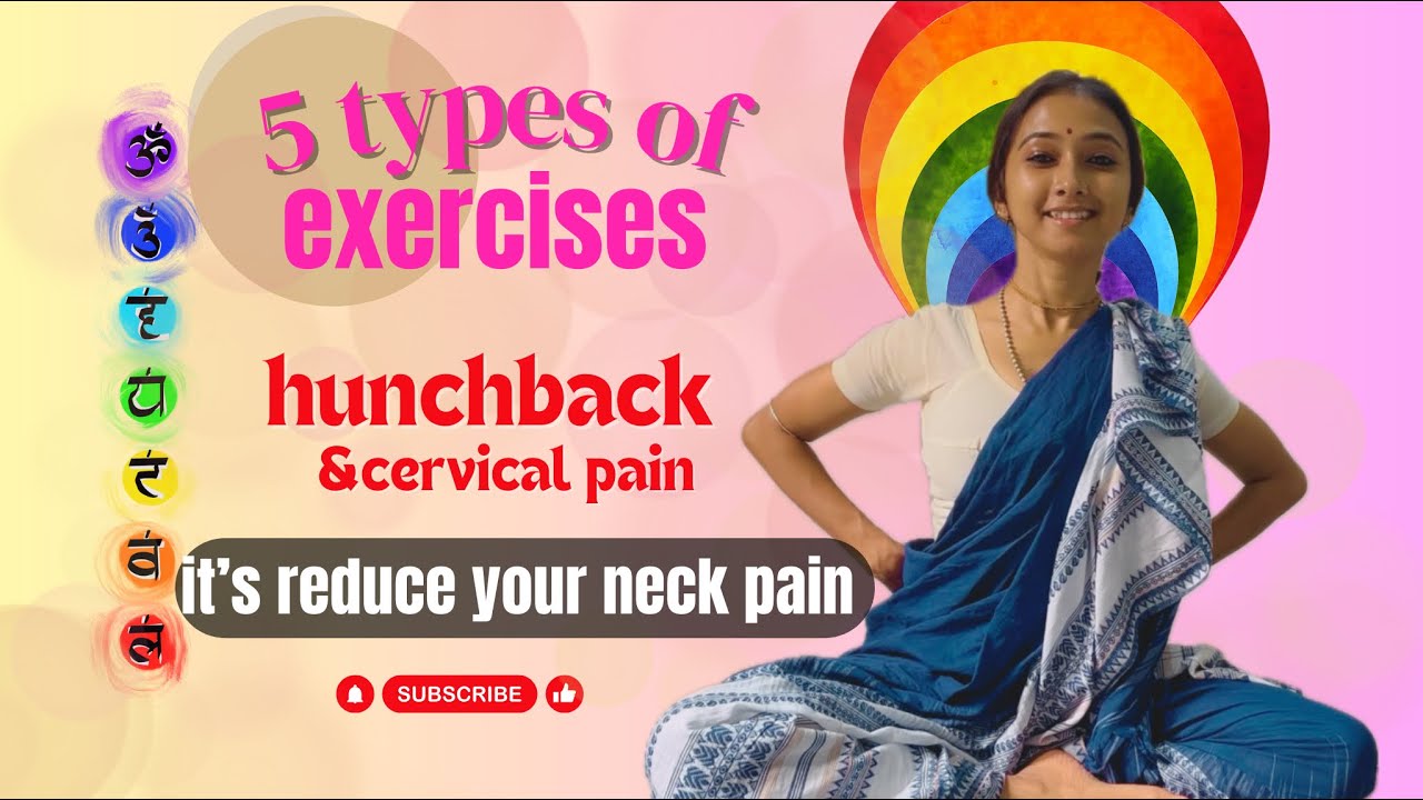 5 exercises for your cervical pain & hunchback problem 🤗 #yoga #healthy #health #yogalife #yogi
