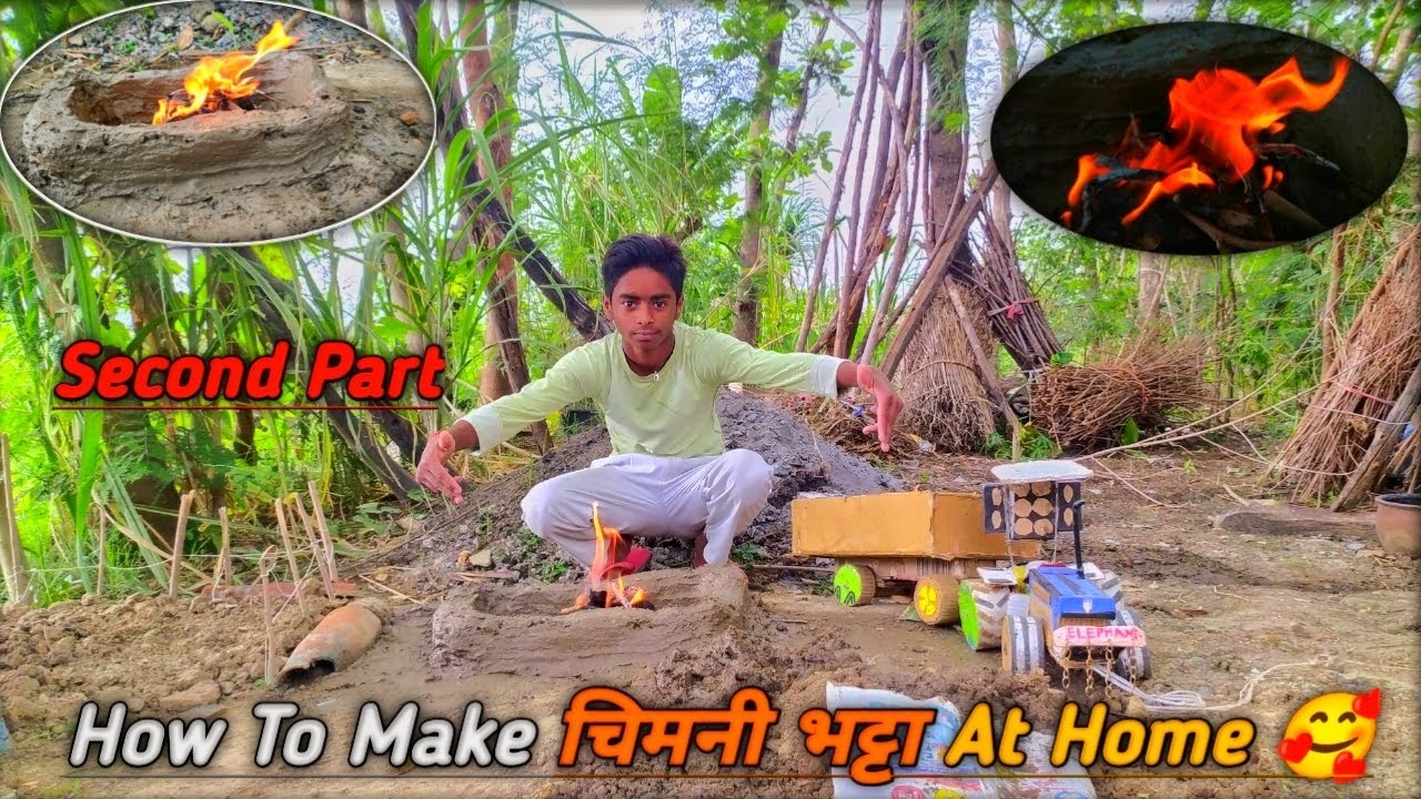 Smart Mini Village 😍 I Build Chimney Kiln With Mud #P.R MODEL MAKER