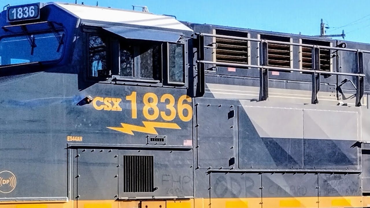 CSX Trains of Butler County Hamilton Ohio 1836 RF&P Working New River Yard Mar 2026 wk1