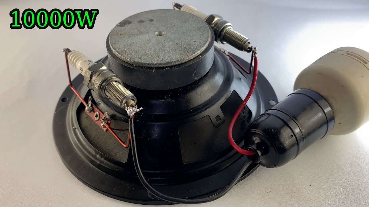7 Amazing How to make 220volt energy generator self running from speaker tools for free